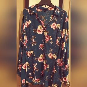 Torrid Floral Sheer Tunic